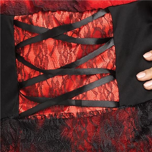 Womens Halloween Contessa Vampire Scary Costume - Picture 5 of 5